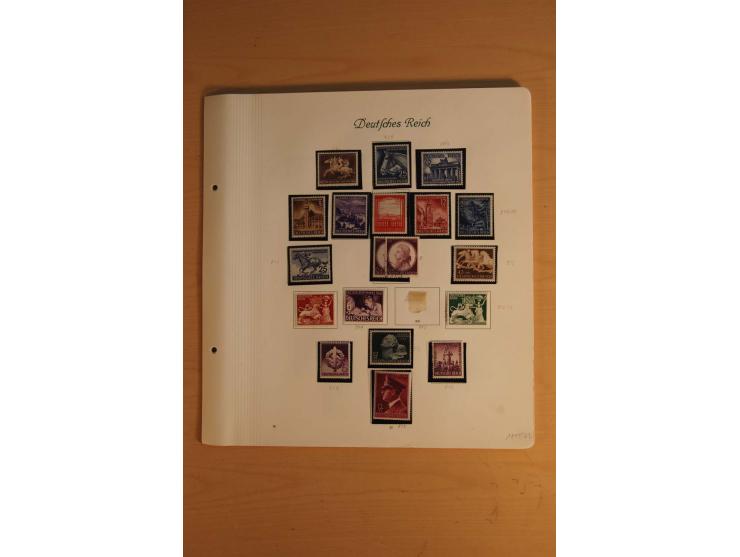 1872/1945, ungebrauchte und gestempelte, teils auch postfrische Sammlung mit u.a. Mi.-Nr. 66, 496-98 und Block 1-3, dazu gest