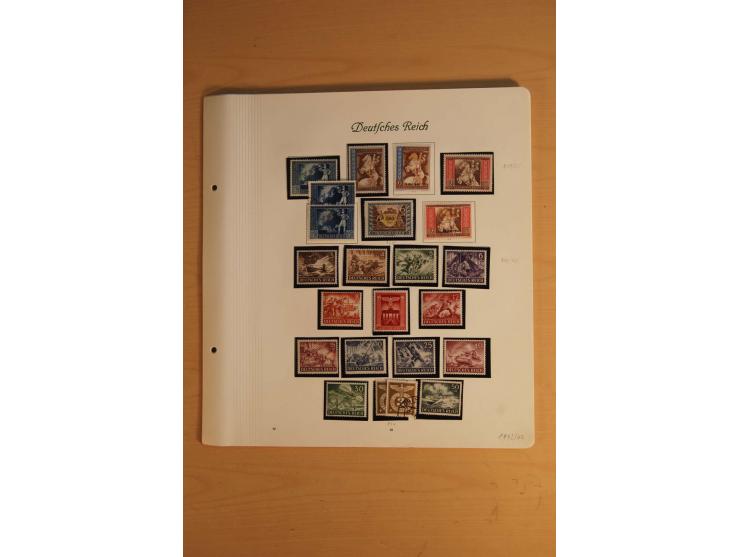 1872/1945, ungebrauchte und gestempelte, teils auch postfrische Sammlung mit u.a. Mi.-Nr. 66, 496-98 und Block 1-3, dazu gest