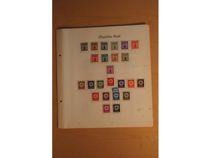 1872/1945, ungebrauchte und gestempelte, teils auch postfrische Sammlung mit u.a. Mi.-Nr. 66, 496-98 und Block 1-3, dazu gest
