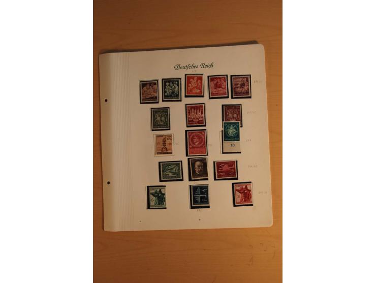 1872/1945, ungebrauchte und gestempelte, teils auch postfrische Sammlung mit u.a. Mi.-Nr. 66, 496-98 und Block 1-3, dazu gest