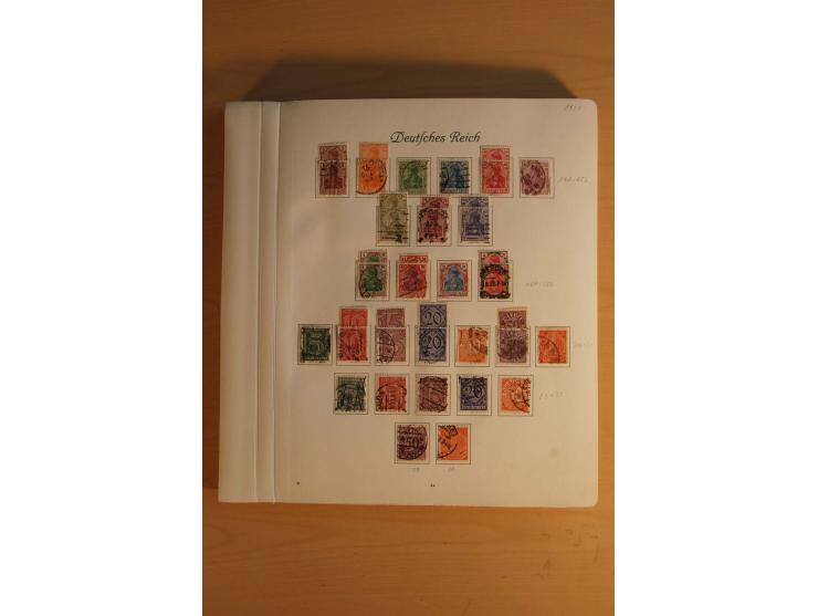 1872/1945, ungebrauchte und gestempelte, teils auch postfrische Sammlung mit u.a. Mi.-Nr. 66, 496-98 und Block 1-3, dazu gest