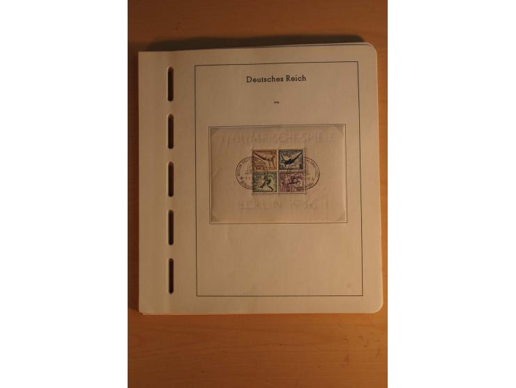 1872/1945, ungebrauchte und gestempelte, teils auch postfrische Sammlung mit u.a. Mi.-Nr. 66, 496-98 und Block 1-3, dazu gest