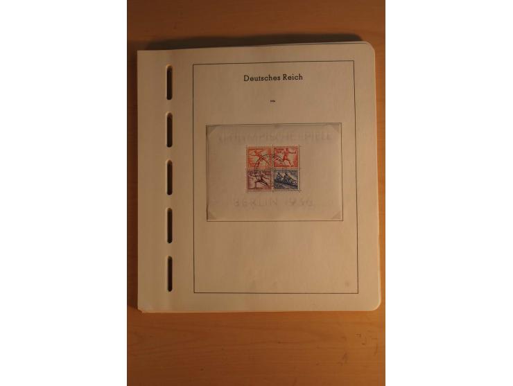 1872/1945, ungebrauchte und gestempelte, teils auch postfrische Sammlung mit u.a. Mi.-Nr. 66, 496-98 und Block 1-3, dazu gest
