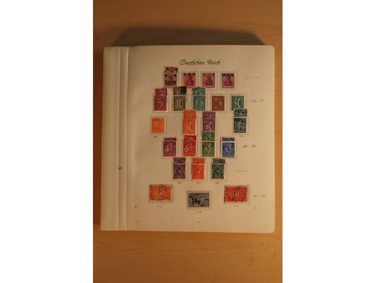 1872/1945, ungebrauchte und gestempelte, teils auch postfrische Sammlung mit u.a. Mi.-Nr. 66, 496-98 und Block 1-3, dazu gest