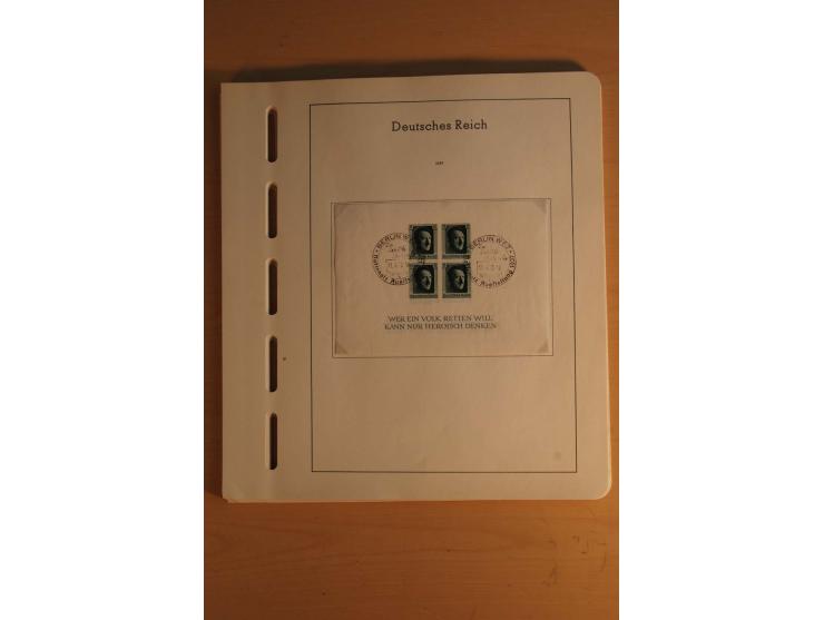 1872/1945, ungebrauchte und gestempelte, teils auch postfrische Sammlung mit u.a. Mi.-Nr. 66, 496-98 und Block 1-3, dazu gest