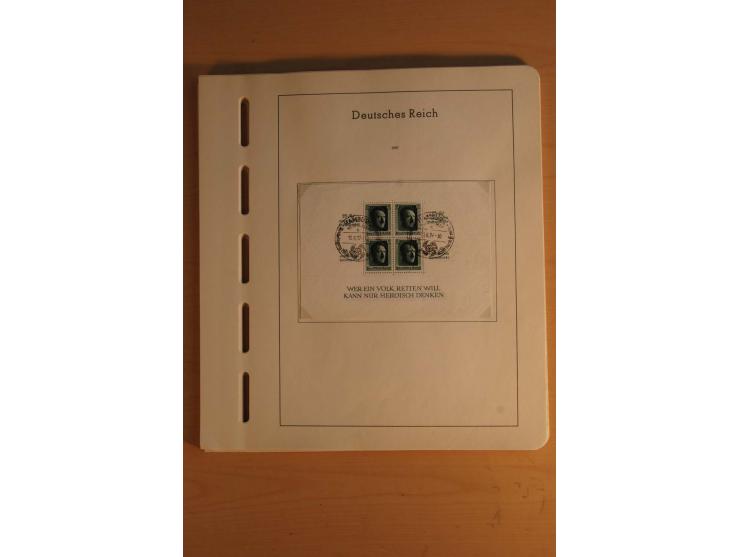 1872/1945, ungebrauchte und gestempelte, teils auch postfrische Sammlung mit u.a. Mi.-Nr. 66, 496-98 und Block 1-3, dazu gest