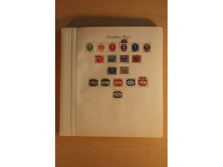 1872/1945, ungebrauchte und gestempelte, teils auch postfrische Sammlung mit u.a. Mi.-Nr. 66, 496-98 und Block 1-3, dazu gest
