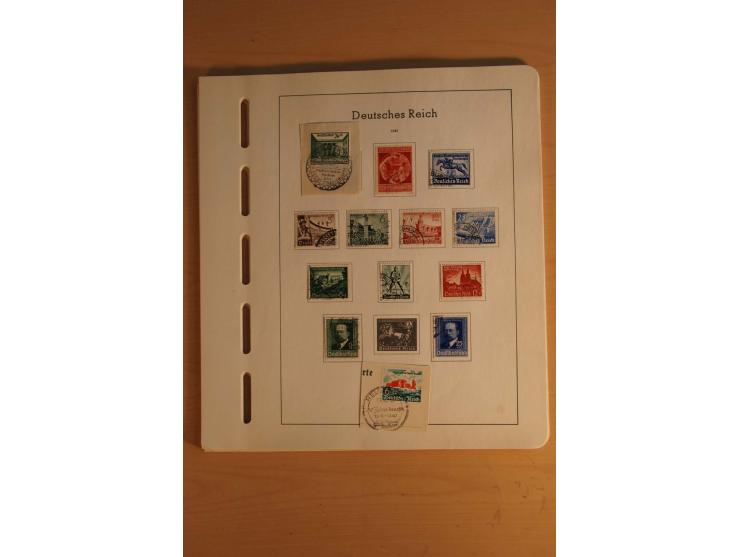 1872/1945, ungebrauchte und gestempelte, teils auch postfrische Sammlung mit u.a. Mi.-Nr. 66, 496-98 und Block 1-3, dazu gest