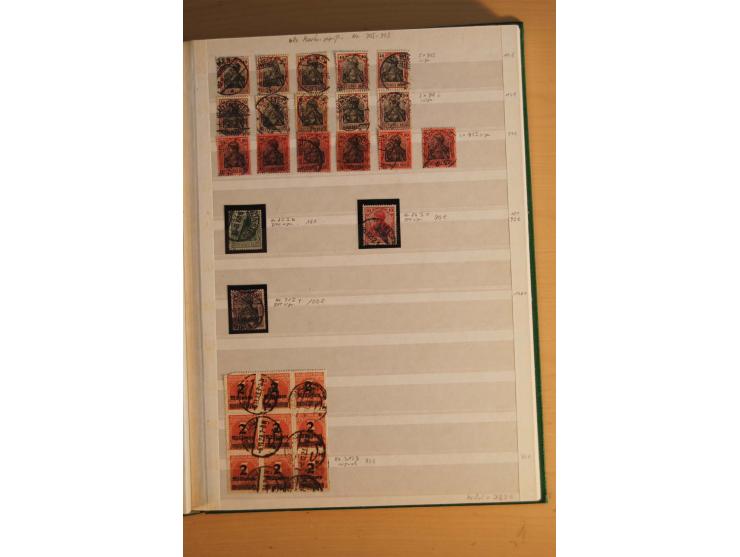 1872/1923, gestempelte Sammlung, oft mehrfach gesammelt und ab 1875 nahezu alles, der Inflateil kpl. sign., dabei etliche gut