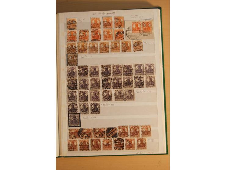 1872/1923, gestempelte Sammlung, oft mehrfach gesammelt und ab 1875 nahezu alles, der Inflateil kpl. sign., dabei etliche gut