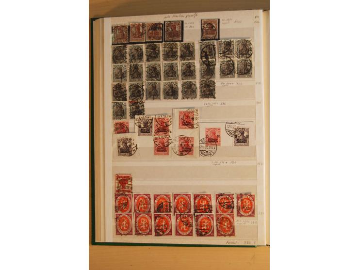 1872/1923, gestempelte Sammlung, oft mehrfach gesammelt und ab 1875 nahezu alles, der Inflateil kpl. sign., dabei etliche gut