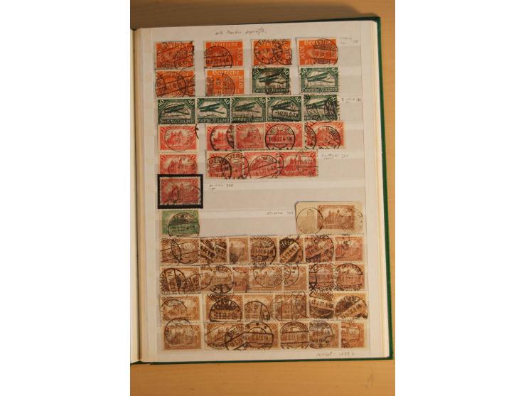 1872/1923, gestempelte Sammlung, oft mehrfach gesammelt und ab 1875 nahezu alles, der Inflateil kpl. sign., dabei etliche gut