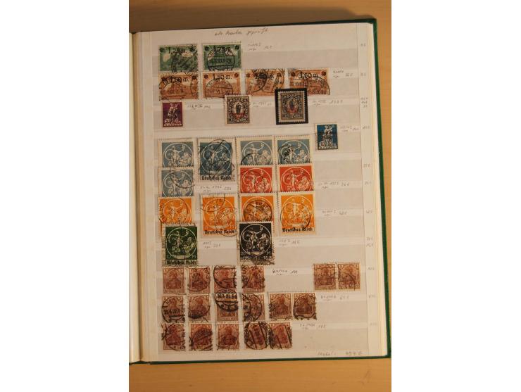 1872/1923, gestempelte Sammlung, oft mehrfach gesammelt und ab 1875 nahezu alles, der Inflateil kpl. sign., dabei etliche gut