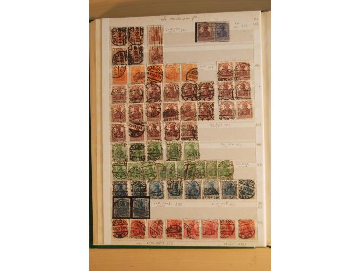 1872/1923, gestempelte Sammlung, oft mehrfach gesammelt und ab 1875 nahezu alles, der Inflateil kpl. sign., dabei etliche gut