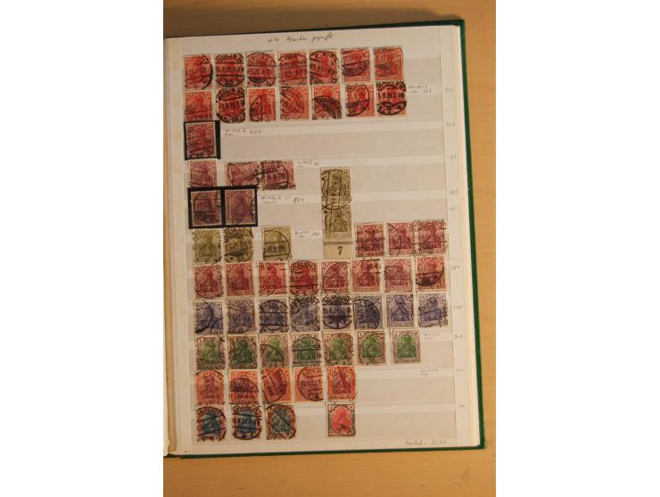 1872/1923, gestempelte Sammlung, oft mehrfach gesammelt und ab 1875 nahezu alles, der Inflateil kpl. sign., dabei etliche gut