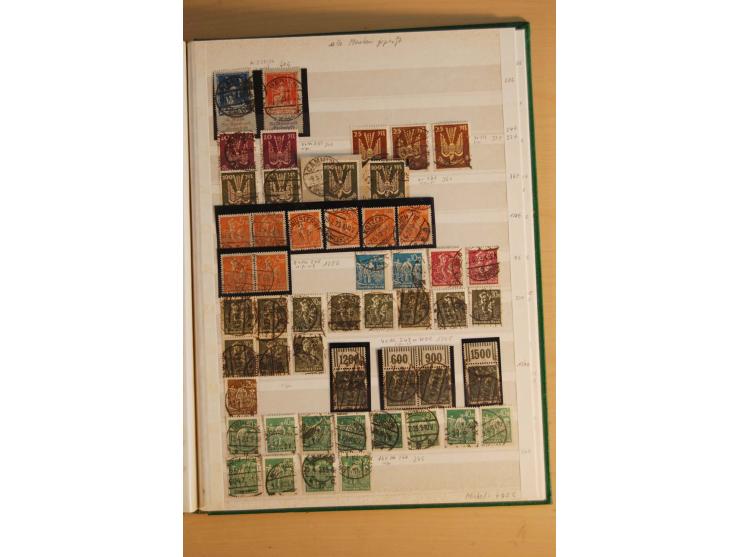 1872/1923, gestempelte Sammlung, oft mehrfach gesammelt und ab 1875 nahezu alles, der Inflateil kpl. sign., dabei etliche gut
