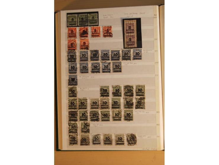 1872/1923, gestempelte Sammlung, oft mehrfach gesammelt und ab 1875 nahezu alles, der Inflateil kpl. sign., dabei etliche gut