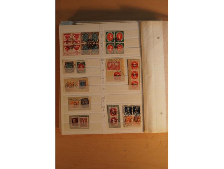 1872/1923, gestempelte Sammlung, oft mehrfach gesammelt und ab 1875 nahezu alles, der Inflateil kpl. sign., dabei etliche gut