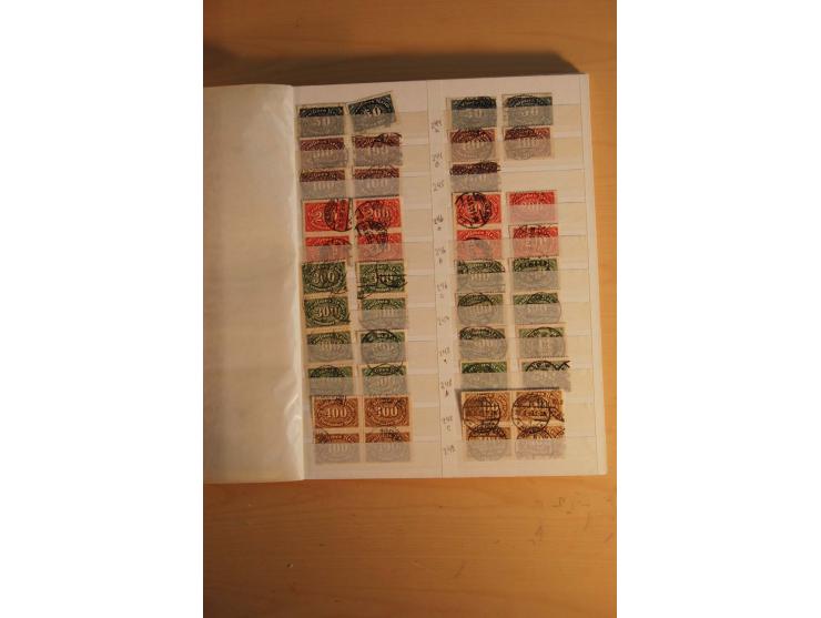 1872/1923, gestempelte Sammlung, oft mehrfach gesammelt und ab 1875 nahezu alles, der Inflateil kpl. sign., dabei etliche gut