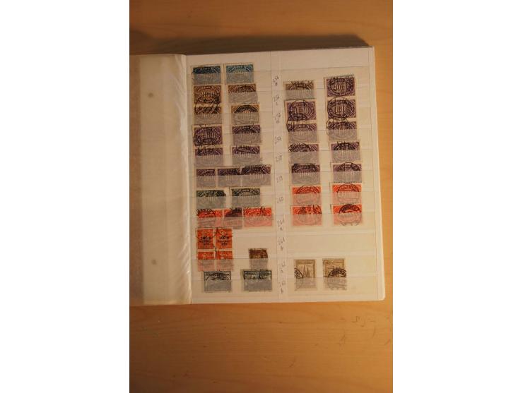 1872/1923, gestempelte Sammlung, oft mehrfach gesammelt und ab 1875 nahezu alles, der Inflateil kpl. sign., dabei etliche gut
