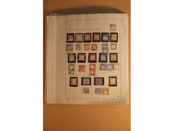  1872/1932, ungebrauchte und gestempelte Sammlung mit vielen besseren Werten dabei Mi.-Nr. 24 und 28 gestempelt, je mit Fotoa