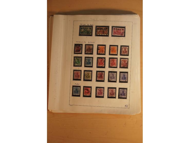  1872/1932, ungebrauchte und gestempelte Sammlung mit vielen besseren Werten dabei Mi.-Nr. 24 und 28 gestempelt, je mit Fotoa