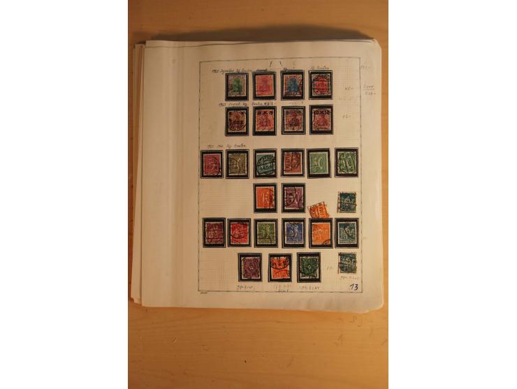  1872/1932, ungebrauchte und gestempelte Sammlung mit vielen besseren Werten dabei Mi.-Nr. 24 und 28 gestempelt, je mit Fotoa
