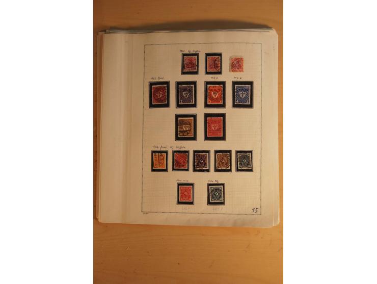  1872/1932, ungebrauchte und gestempelte Sammlung mit vielen besseren Werten dabei Mi.-Nr. 24 und 28 gestempelt, je mit Fotoa