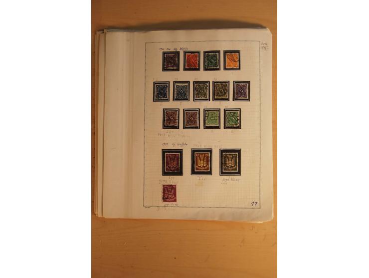  1872/1932, ungebrauchte und gestempelte Sammlung mit vielen besseren Werten dabei Mi.-Nr. 24 und 28 gestempelt, je mit Fotoa