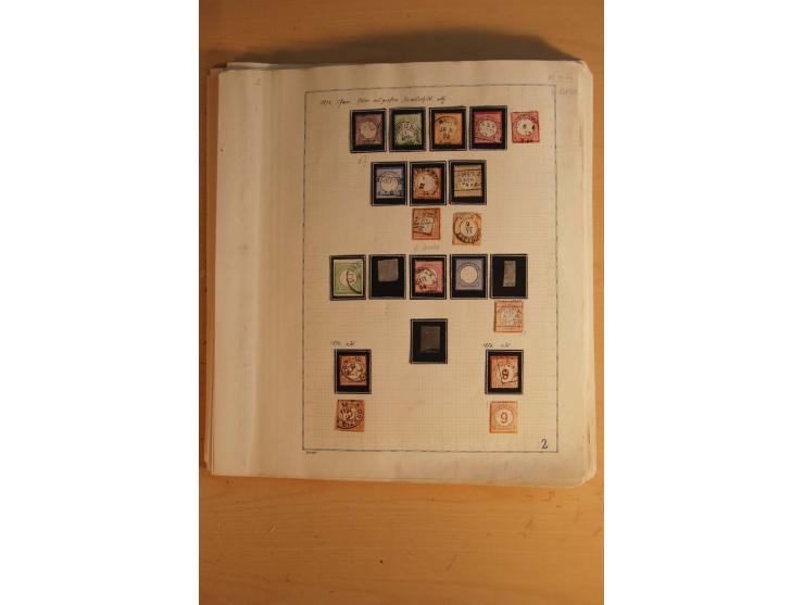  1872/1932, ungebrauchte und gestempelte Sammlung mit vielen besseren Werten dabei Mi.-Nr. 24 und 28 gestempelt, je mit Fotoa
