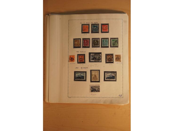 1872/1932, ungebrauchte und gestempelte Sammlung mit vielen besseren Werten dabei Mi.-Nr. 24 und 28 gestempelt, je mit Fotoa
