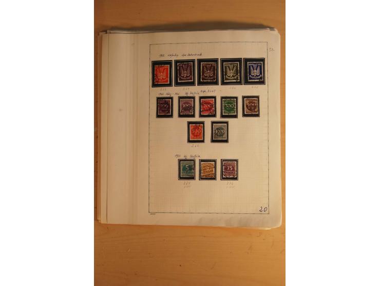  1872/1932, ungebrauchte und gestempelte Sammlung mit vielen besseren Werten dabei Mi.-Nr. 24 und 28 gestempelt, je mit Fotoa