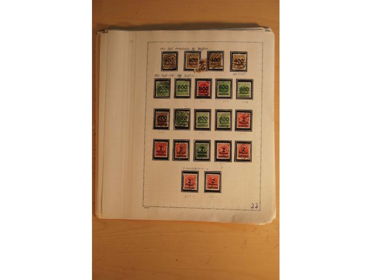  1872/1932, ungebrauchte und gestempelte Sammlung mit vielen besseren Werten dabei Mi.-Nr. 24 und 28 gestempelt, je mit Fotoa