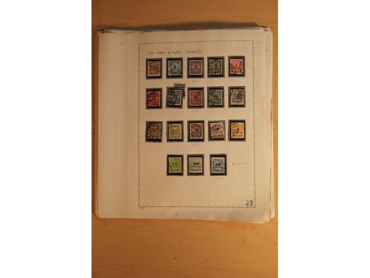  1872/1932, ungebrauchte und gestempelte Sammlung mit vielen besseren Werten dabei Mi.-Nr. 24 und 28 gestempelt, je mit Fotoa