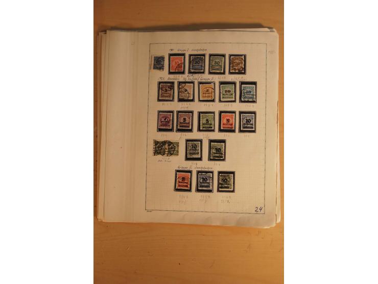  1872/1932, ungebrauchte und gestempelte Sammlung mit vielen besseren Werten dabei Mi.-Nr. 24 und 28 gestempelt, je mit Fotoa