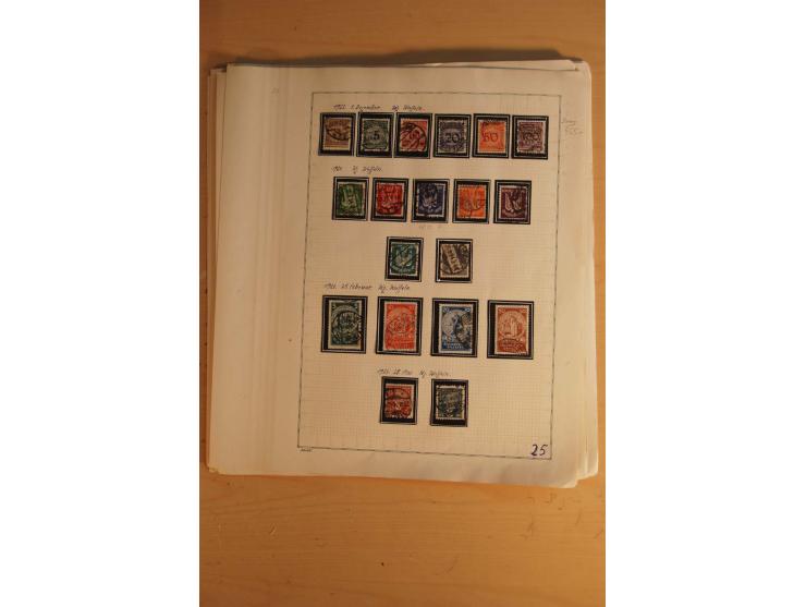  1872/1932, ungebrauchte und gestempelte Sammlung mit vielen besseren Werten dabei Mi.-Nr. 24 und 28 gestempelt, je mit Fotoa