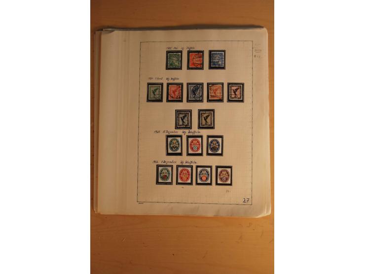  1872/1932, ungebrauchte und gestempelte Sammlung mit vielen besseren Werten dabei Mi.-Nr. 24 und 28 gestempelt, je mit Fotoa