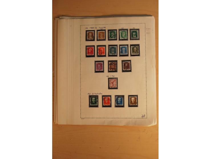  1872/1932, ungebrauchte und gestempelte Sammlung mit vielen besseren Werten dabei Mi.-Nr. 24 und 28 gestempelt, je mit Fotoa