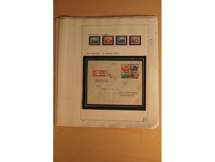  1872/1932, ungebrauchte und gestempelte Sammlung mit vielen besseren Werten dabei Mi.-Nr. 24 und 28 gestempelt, je mit Fotoa