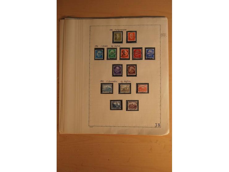  1872/1932, ungebrauchte und gestempelte Sammlung mit vielen besseren Werten dabei Mi.-Nr. 24 und 28 gestempelt, je mit Fotoa