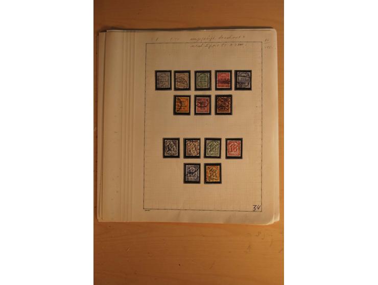  1872/1932, ungebrauchte und gestempelte Sammlung mit vielen besseren Werten dabei Mi.-Nr. 24 und 28 gestempelt, je mit Fotoa