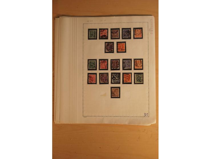  1872/1932, ungebrauchte und gestempelte Sammlung mit vielen besseren Werten dabei Mi.-Nr. 24 und 28 gestempelt, je mit Fotoa
