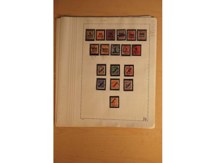  1872/1932, ungebrauchte und gestempelte Sammlung mit vielen besseren Werten dabei Mi.-Nr. 24 und 28 gestempelt, je mit Fotoa