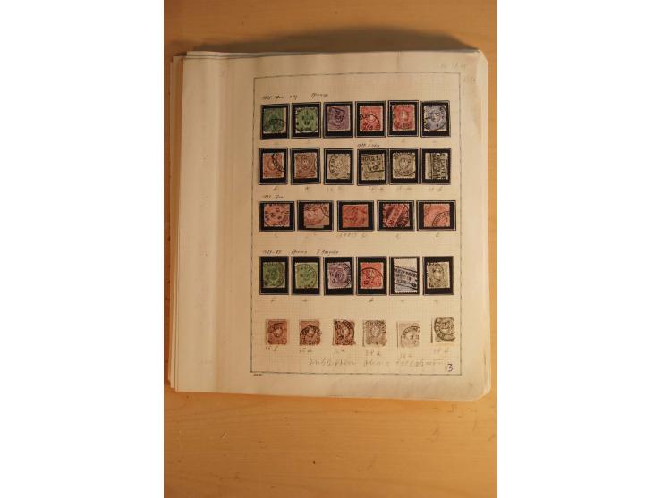  1872/1932, ungebrauchte und gestempelte Sammlung mit vielen besseren Werten dabei Mi.-Nr. 24 und 28 gestempelt, je mit Fotoa