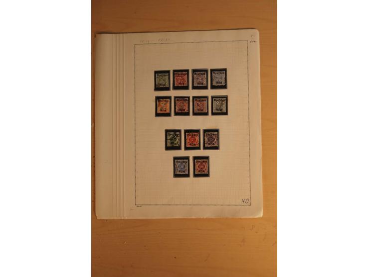 1872/1932, ungebrauchte und gestempelte Sammlung mit vielen besseren Werten dabei Mi.-Nr. 24 und 28 gestempelt, je mit Fotoa