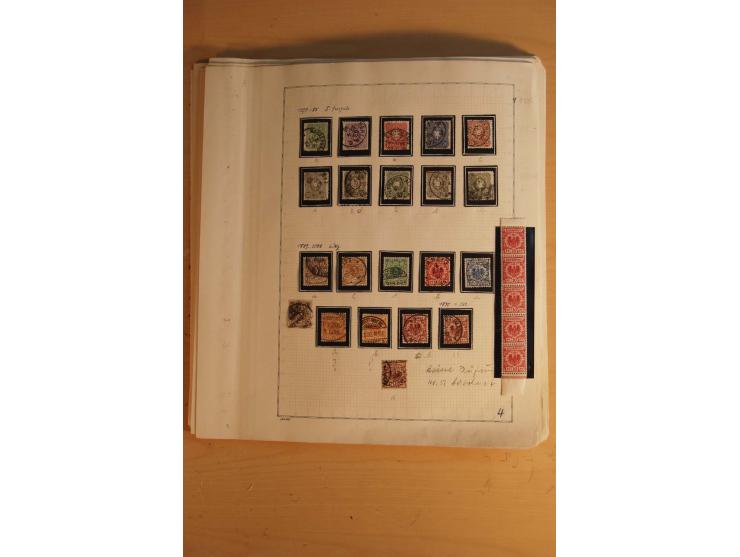  1872/1932, ungebrauchte und gestempelte Sammlung mit vielen besseren Werten dabei Mi.-Nr. 24 und 28 gestempelt, je mit Fotoa