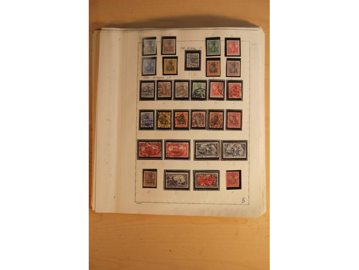  1872/1932, ungebrauchte und gestempelte Sammlung mit vielen besseren Werten dabei Mi.-Nr. 24 und 28 gestempelt, je mit Fotoa