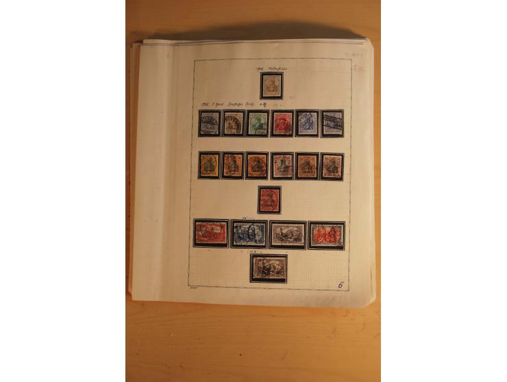  1872/1932, ungebrauchte und gestempelte Sammlung mit vielen besseren Werten dabei Mi.-Nr. 24 und 28 gestempelt, je mit Fotoa