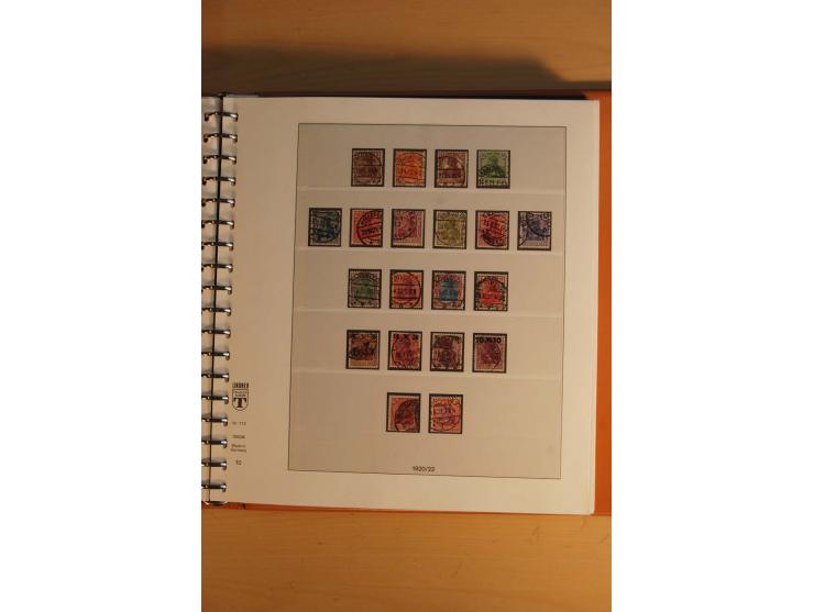1872/1945, ungebrauchte, postfrische und gestempelte Sammlung mit vielen besseren Werten, dazu Kolonien und Auslandspostämter