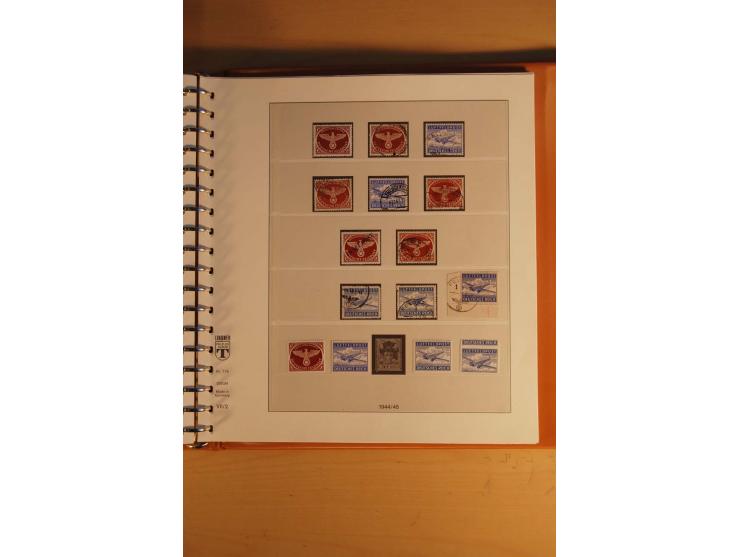 1872/1945, ungebrauchte, postfrische und gestempelte Sammlung mit vielen besseren Werten, dazu Kolonien und Auslandspostämter
